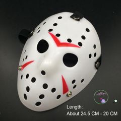 Mặt nạ Halloween Jason Kinh Dị Độc Đáo - Phụ Kiện Tiệc Chất Lượng Cao Cho Nam - Quà Tặng Thú Vị cho Fan Kinh Dị