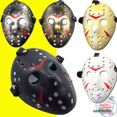 Mặt Nạ Cosplay Jason Voorhees Bằng Nhựa - Phụ Kiện Halloween Huyền Bí cho Tiệc Tùng và Sự Kiện Scary Fans