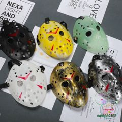 Mặt Nạ Cosplay Jason Voorhees Bằng Nhựa - Phụ Kiện Halloween Huyền Bí cho Tiệc Tùng và Sự Kiện Scary Fans