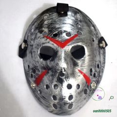 Mặt nạ Jason Voorhees Kinh Dị Nhựa - Phụ Kiện Halloween Unisex Tham Gia Tiệc Tùng, Mặt Nạ Hóa Trang Độc Đáo