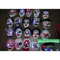 Mặt Nạ Halloween Phát Sáng Một Mắt - Mặt Nạ Nghệ Thuật LED Cá Tính cho Tiệc Tùng và Lễ Hội, Dành cho Nam Nữ và Trẻ Em