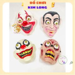 Mặt Nạ Ma Cà Rồng Halloween - Mặt Nạ Hóa Trang Kinh Dị Cho Trẻ Em & Người Lớn, Nhiều Mẫu Màu Sắc, Chất Liệu Nhựa
