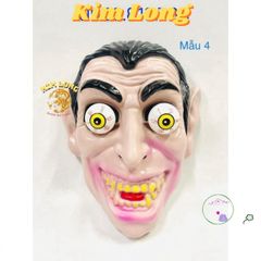 Mặt Nạ Ma Cà Rồng Halloween - Mặt Nạ Hóa Trang Kinh Dị Cho Trẻ Em & Người Lớn, Nhiều Mẫu Màu Sắc, Chất Liệu Nhựa