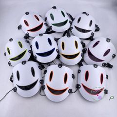 Mặt Nạ Cosplay Thiên Thần Nụ Cười Hiruko LED Phát Sáng - Khẩu Trang Halloween Độc Đáo Cho Tiệc Hóa Trang