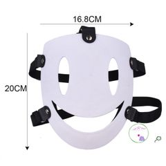 Mặt Nạ Cosplay Thiên Thần Nụ Cười Hiruko LED Phát Sáng - Khẩu Trang Halloween Độc Đáo Cho Tiệc Hóa Trang