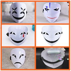 Mặt Nạ Cosplay Hiruko Trắng Đen - Phong Cách Anime Đẳng Cấp, Kích Thước 21.5cm x 17cm x 6cm, Phụ Kiện Thời Trang Hóa Trang