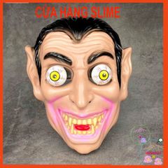 Mặt Nạ Ma Quái Hai Mắt Răng NanH - Phụ Kiện Hóa Trang Halloween và Trung Thu Cho Trẻ Em - MSP15672