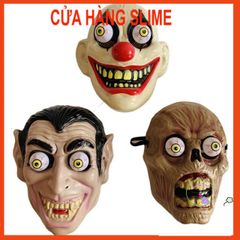 Mặt Nạ Ma Quái Hai Mắt Răng NanH - Phụ Kiện Hóa Trang Halloween và Trung Thu Cho Trẻ Em - MSP15672