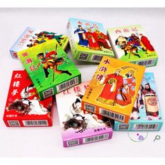 Set Thẻ Bài 54 Lá Thủy Hử, Tây Du Kí, Tam Quốc, Hồng Lâu Mộng - Thẻ Bài Hoạt Hình Độc Đáo, Quà Tặng Fan Anime