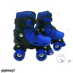 Giày Patin 4 Bánh Chống Ngã Cho Trẻ Em - Giày Trượt Patin An Toàn, Đầy Thú Vị Cho Bé Từ 5-14 Tuổi