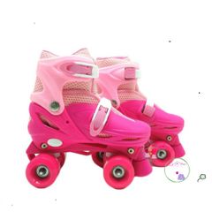 Giày Trượt Patin 4 Bánh 2 Hàng Cho Bé - An Toàn và Bền Bỉ, Thích Hợp Cho Trẻ Em Từ 5-14 Tuổi, Giày Thể Thao Năng Động