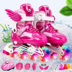 Giày Patin Cao Cấp 2901 - Bánh Xe Phát Sáng 4 Màu Sặc Sỡ Cho Trẻ Em và Người Lớn - Khởi Đầu Đam Mê Trượt Patin
