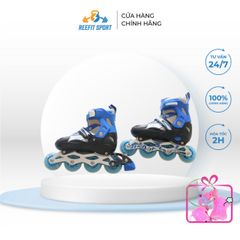 Giày Trượt Patin Trẻ Em 4 Bánh - Chất Liệu Nhôm, Nhiều Màu Sắc Sáng, Size S-M-L - Đồ Thể Thao An Toàn, Phát Triển Cơ Chân
