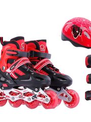 Giày Patin Sáng Đèn Trẻ Em - Giày Trượt Cao Cấp Thế Hệ Mới Kèm Cờ Lê Tháo Lốp, Nhiều Màu Sắc, Kích Thước Từ 15-26cm
