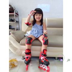 Giày Patin Cao Cấp 8 Bánh LED Điều Chỉnh Cho Bé và Người Lớn - Giày Trượt Patin Thể Thao Mọi Lứa Tuổi, Thú Vị và An Toàn