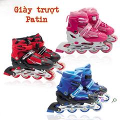 Giày Patin Cao Cấp Điều Chỉnh Phát Sáng - Giày Trượt Cho Người Lớn & Trẻ Em, Mẫu Mới 2024, An Toàn & Thời Trang