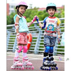 Giày Trượt Patin XIAO MA BENG cho Trẻ Em - Có Đèn Phát Sáng, Bộ Phụ Kiện An Toàn - Bền Bỉ và Tiện Lợi!