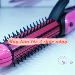 Máy Làm Tóc 3 Trong 1 NOVA 8890 - Uốn, Duỗi, Chải Đa Năng - Thiết Bị Làm Đẹp Tiện Lợi Cho Tóc Wavy, Thẳng, Sóng