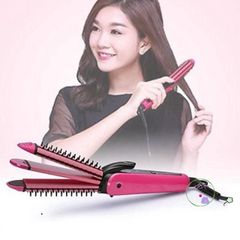 Lược điện Nova NHC-8890 3 trong 1 - Máy kẹp, uốn tóc đa năng, thiết kế nhỏ gọn, an toàn cho mọi loại tóc, dễ sử dụng.