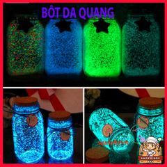 Bột Dạ Quang 10g - Cát Phát Sáng Huỳnh Quang Cho Nghệ Thuật, Trang Trí, Vẽ Mặt, Không Độc Hại, An Toàn Cho Môi Trường
