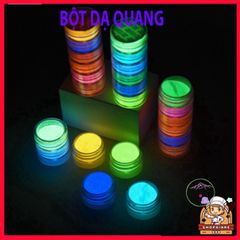 Bột Dạ Quang Nhiều Màu - Phát Sáng Cực Mạnh Dùng Trong Trang Trí và Nghệ Thuật - Lotus Craft Shop