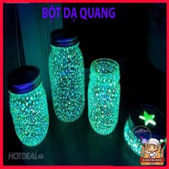Bột Dạ Quang Phát Sáng 20g - Đa Năng Trộn Sơn Móng, Vẽ Nghệ Thuật - Phát Sáng Đêm, Dễ Dàng Sử Dụng