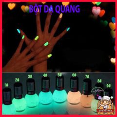 Bột Dạ Quang Phát Sáng 20g - Đa Năng Trộn Sơn Móng, Vẽ Nghệ Thuật - Phát Sáng Đêm, Dễ Dàng Sử Dụng