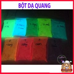 Bột Dạ Quang Phát Sáng Trong Đêm - Bột Huỳnh Quang Pha Chế Tạo Hiệu Ứng Ánh Sáng 50g & 100g Cho Nghệ Thuật DIY