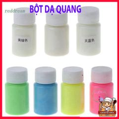 Bột Dạ Quang Sơn Móng Tay DIY - Phát Sáng Trong Bóng Tối, An Toàn Cho Da, 8 Màu Sắc Sáng Tạo Nghệ Thuật Móng Tay