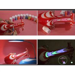 Bột Dạ Quang Sơn Móng Tay DIY - Phát Sáng Trong Bóng Tối, An Toàn Cho Da, 8 Màu Sắc Sáng Tạo Nghệ Thuật Móng Tay