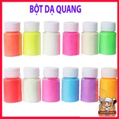 Hũ Bột Dạ Quang Nhuộm Resin 12 Màu - Phát Sáng Trong Tối, Làm Trang Sức Đẹp, Bộ Sưu Tập Độc Đáo Cho Halloween, Tiệc Tùng