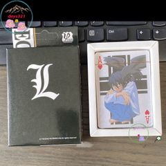 Bộ Bài Tú Lơ Khơ Death Note - 54 Lá Hình Anime Manga - Quà Tặng Thú Vị Cho Fan Hâm Mộ