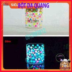 Bột Dạ Quang Hộp 5 Gram Phát Sáng Huỳnh Quang - Màu Sáng Vàng, Xanh, Hồng - Dùng Làm Sơn Minh Họa và Nghệ Thuật