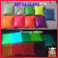 Bột Dạ Quang 50 Gram Phát Sáng Trong Đêm - Nguyên Liệu Tạo Động Nghệ Thuật, An Toàn, Dễ Dàng Sử Dụng