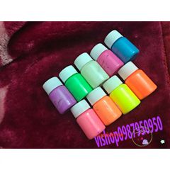 Sơn Dạ Quang Phát Sáng 9 Màu 22ml - Sơn Nước An Toàn Cho Da, Phù Hợp Vẽ Tạo Kiểu Đêm Rực Rỡ