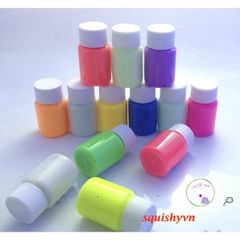 Bột Dạ Quang Siêu Sáng 20g - Phát Sáng Trong Bóng Tối, Bột Handmade Trộn Keo Trang Trí DIY An Toàn, 8 Màu Sắc Rực Rỡ