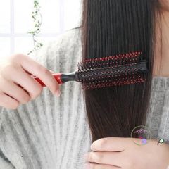 Lược Uốn Tóc Hình Tròn Misterolina - Công Cụ Tạo Kiểu Tóc Tiện Dụng, Chất Lượng Cao, Chăm Sóc Tóc Mát-Xa Da Đầu