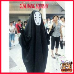 Bộ Costume Vô Diện Spirited Away - Áo Choàng Và Mặt Nạ Cosplay Cho Trẻ Em và Người Lớn - Đồ Hóa Trang Anime Chất Lượng Cao