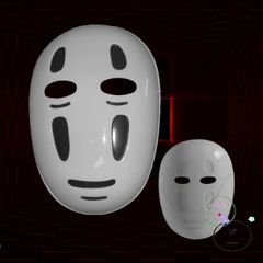 Mặt Nạ Vô Diện Halloween Cosplay - Hóa Trang Nhân Vật Bí Ẩn Từ Spirited Away - Phụ Kiện Độc Đáo Cho Halloween