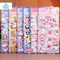 Decal 3D Chó Mèo Dễ Thương Velishy - Trang Trí Điện Thoại & Laptop Sáng Tạo, Quà Tặng Hoàn Hảo cho Fans Thú Cưng