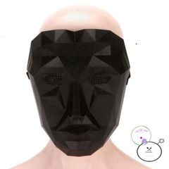 Mặt Nạ Cosplay LUNANOV Dễ Thương Hình Vuông, Tròn, Tam Giác - Đạo Cụ Ngày Halloween Và Tiệc Tùng Thú Vị
