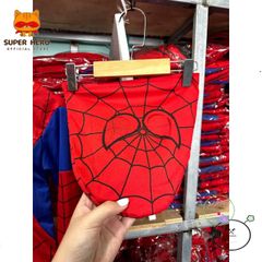 Bộ trang phục siêu anh hùng Nhện cho bé trai - Combo áo quần và mặt nạ, chất liệu thun co giãn, sizes 10kg-33kg, từ 1-8 tuổi