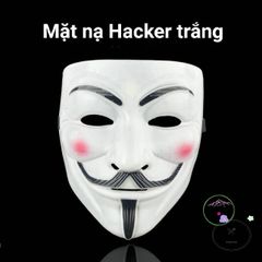 MẶT NẠ HACKER Anonymous - Phụ Kiện Hóa Trang Độc Đáo Cho Halloween, Bữa Tiệc, Sự Kiện Thú Vị