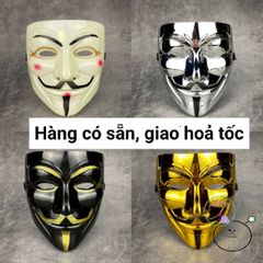 MẶT NẠ HACKER Anonymous - Phụ Kiện Hóa Trang Độc Đáo Cho Halloween, Bữa Tiệc, Sự Kiện Thú Vị