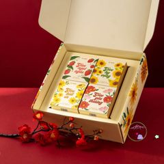 Bộ quà tặng Gieo hạt Bừng nở - 4 Bộ kit trồng cây cao cấp kèm hướng dẫn gieo hạt và quà tặng bất ngờ cho người yêu thiên nhiên