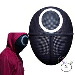 Mặt Nạ Squid Game - Đồ Trang Trí Halloween và Trung Thu - Mặt Nạ Cosplay An Toàn, Thoải Mái cho Bé và Người Lớn