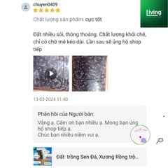 Đất trồng cây nội thất và văn phòng - Giàu dinh dưỡng, xốp nhẹ, hỗ trợ phát triển cây - Túi 1kg | Living Decor