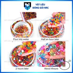 Hạt Nở Tinh Thể 1KG - Kích Thước 9-11mm, Lựa Chọn Hoàn Hảo Cho Cây Thủy Sinh, Trang Trí Hoa, Làm Slime, Màu Sắc Sống Động