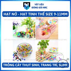 Hạt Nở Tinh Thể 1KG - Kích Thước 9-11mm, Lựa Chọn Hoàn Hảo Cho Cây Thủy Sinh, Trang Trí Hoa, Làm Slime, Màu Sắc Sống Động