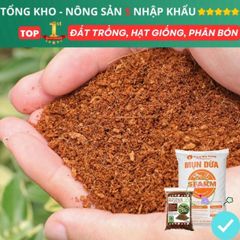 Xơ Dừa Xử Lý 1kg - Giải Pháp Dinh Dưỡng Tối Ưu cho Rau, Hoa, Cây Dâu Tây và Thủy Canh, Giữ Ẩm và Tạo Độ Tơi Xốp cho Đất